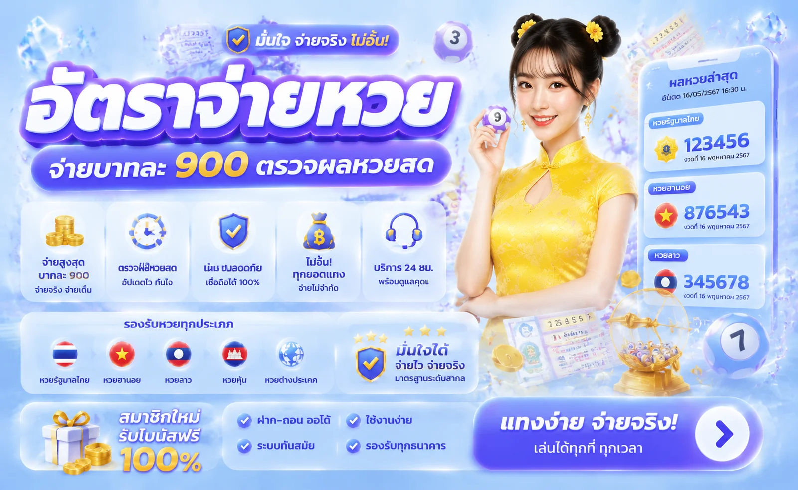 หวยออนไลน์ PG8888 Wallet ซื้อหวยผ่านระบบวอเลทอัตโนมัติ
